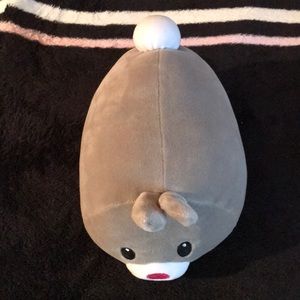 Gray Stuffed Bunny